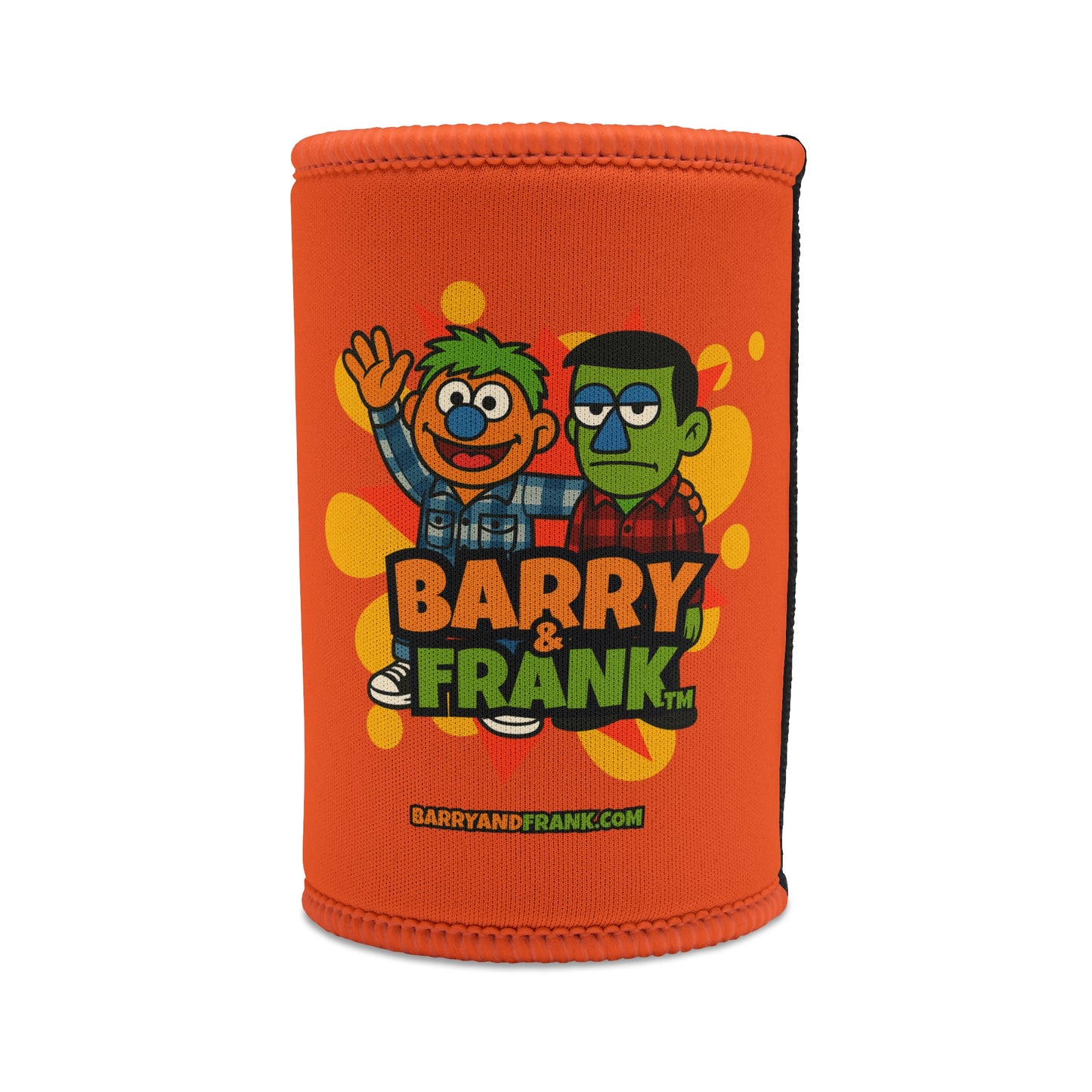 Team Barry Stubby | Fun & Colorful Drink Cooler for BBQs & Birthdays